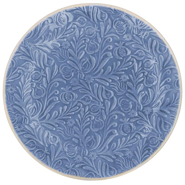 gisela graham Stoneware Plate - Blue Country Flowers