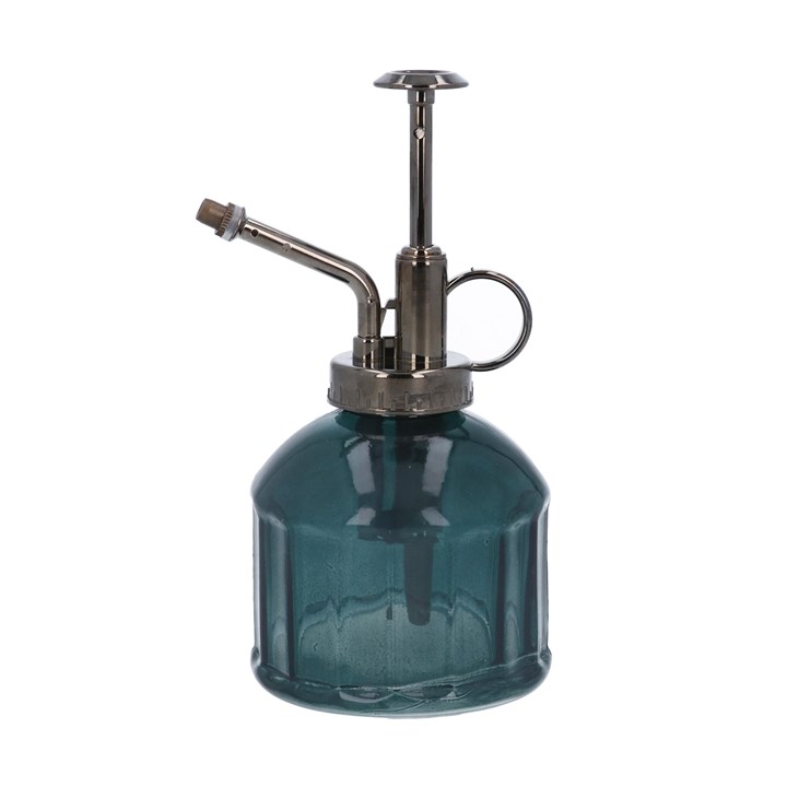 gisela graham Teal Glass Plant Mister