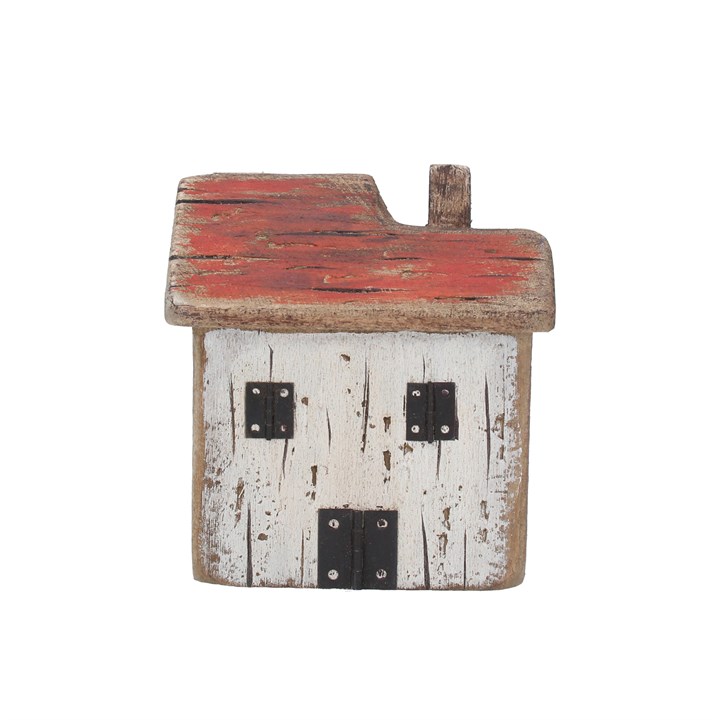 gisela graham Wood Ornament - Medium Rustic Cottage