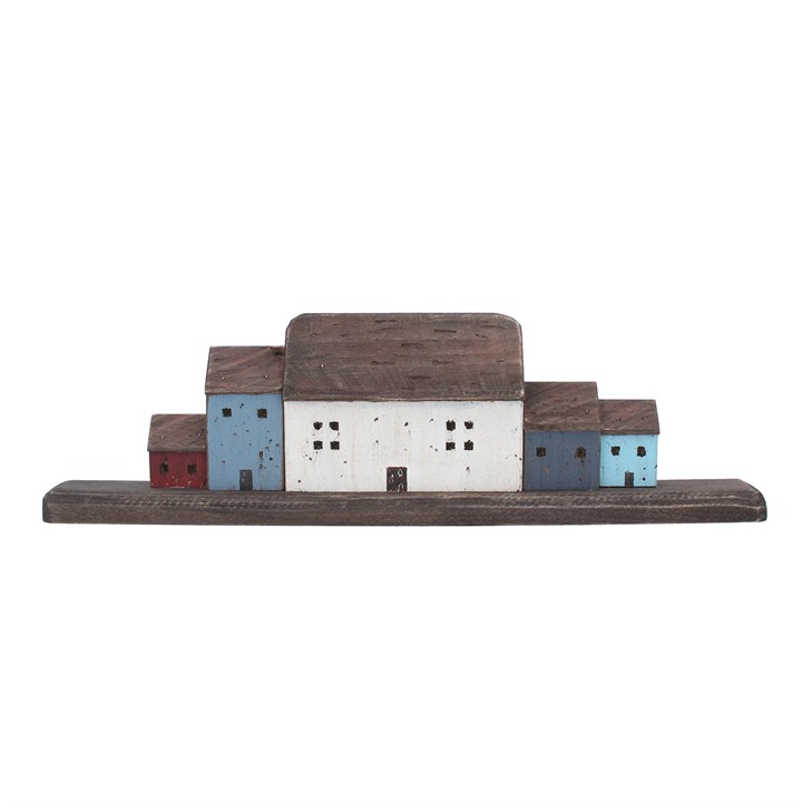 gisela graham Wood Ornament - Rustic 5 Cottage Orn