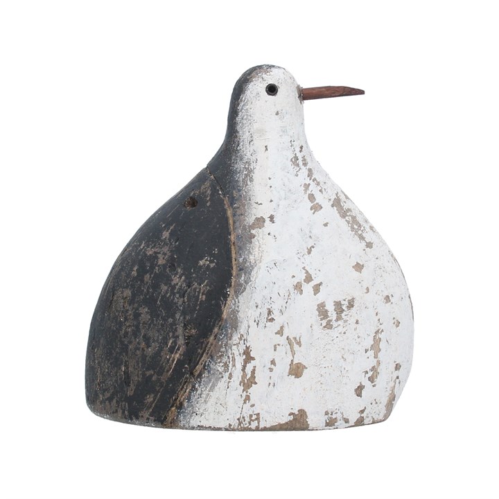gisela graham Wood Ornament - Rustic Stout Bird