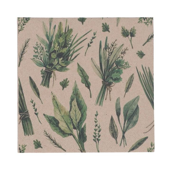 gisela graham Pack of 20 Paper Napkins - Bouquet Garni Eco