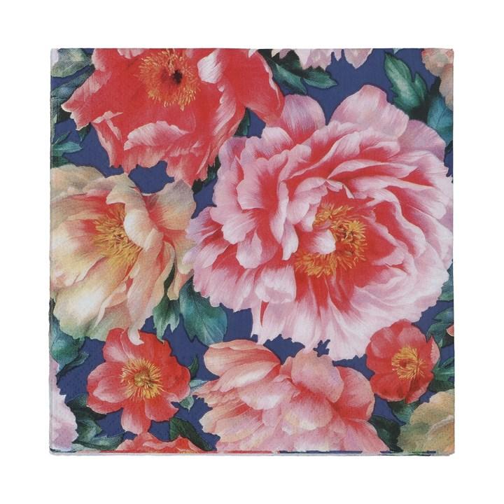 gisela graham Pack of 20 Paper Napkins - Midnight Peonies