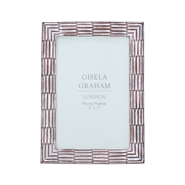 gisela graham Resin Photo Frame (5x7) - Brown White Wash
