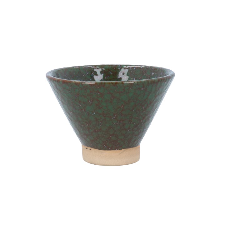 gisela graham Stoneware Mini Bowl - Dark Green Speckle