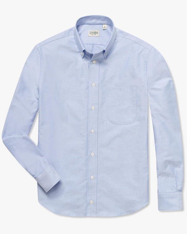 gitman bros Blue Oxford Weekend Shirt