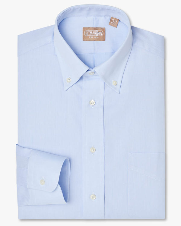 gitman bros Button Down Mini Twill Blue