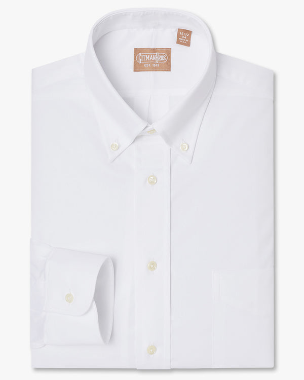 gitman bros Button Down Mini Twill White