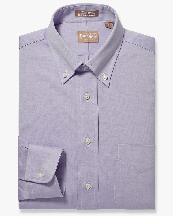 gitman bros Button Down Pinpoint Lavender