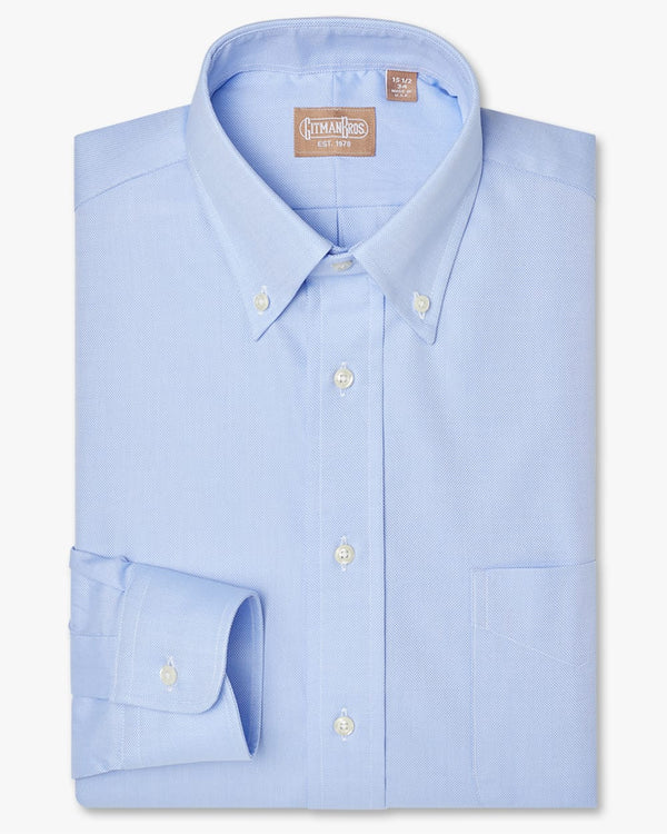 gitman bros Button Down Royal Oxford Blue
