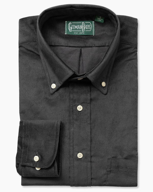 gitman bros Grey Italian Corduroy