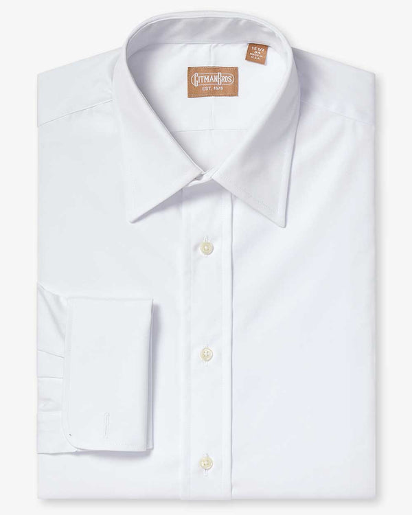 gitman bros Medium Spread Broadcloth Tuxedo Shirt