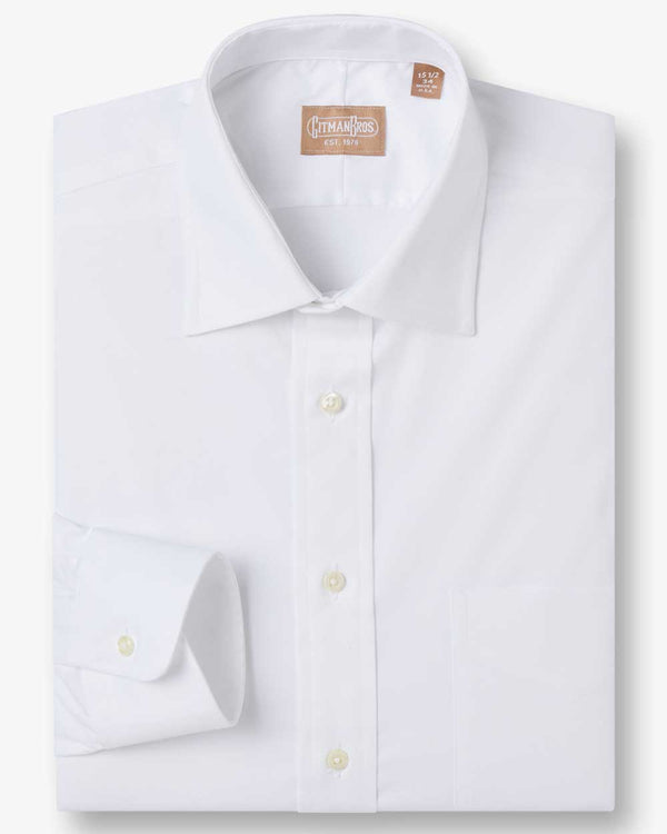 gitman bros Medium Spread White WEBA Stretch