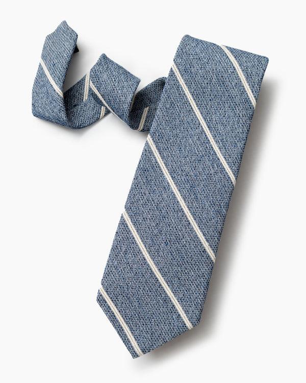 gitman bros Navy Blended Stripe Tie