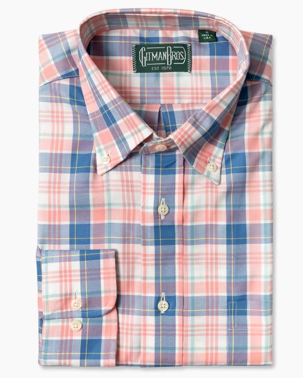 gitman bros Pink Somelos Plaid
