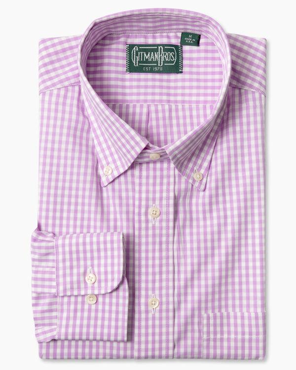 gitman bros Purple Spring Gingham