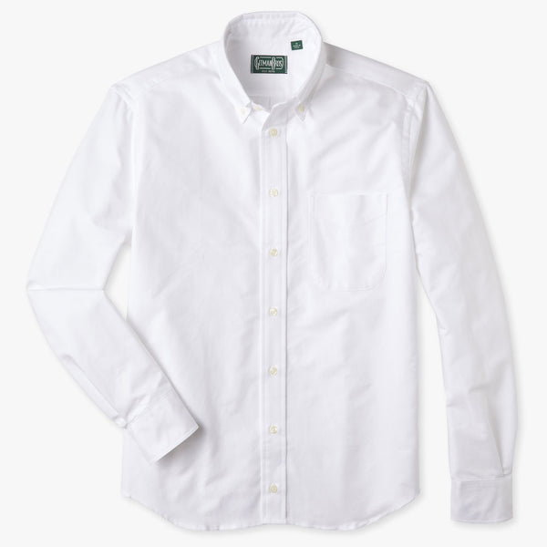 gitman bros White Oxford Weekend Shirt