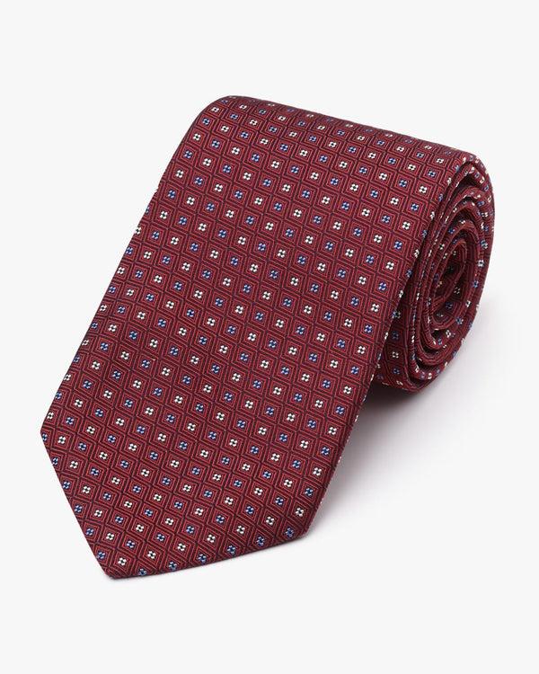 gitman bros Woven Neat Tie Red