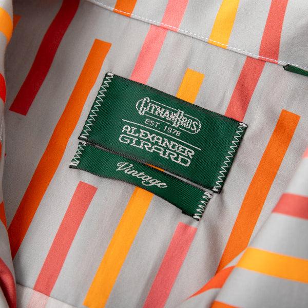 Gitman Bros. Vintage Alexander Girard "Broken Stripe" Camp Shirt