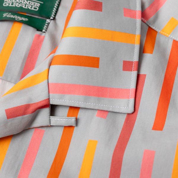 Gitman Bros. Vintage Alexander Girard "Broken Stripe" Camp Shirt