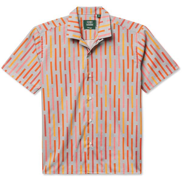 gitman bros. vintage Alexander Girard "Broken Stripe" Camp Shirt