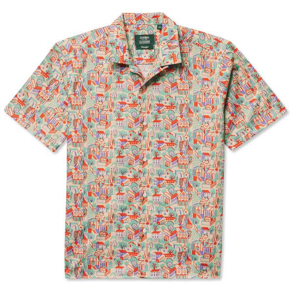 gitman bros. vintage Alexander Girard "Village" Camp Shirt