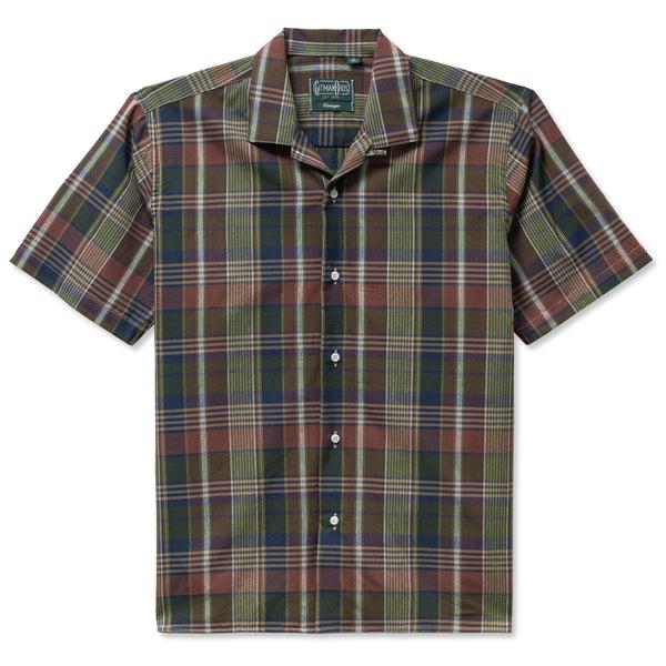 gitman bros. vintage Brown Archive Indian Madras Camp Shirt