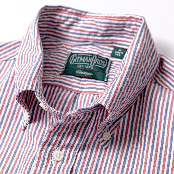 Gitman Bros. Vintage "Charlie" Seersucker Short Sleeve