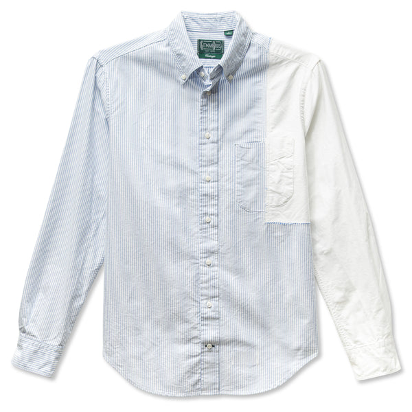 gitman bros. vintage AGES Blue Stripe Deco Oxford