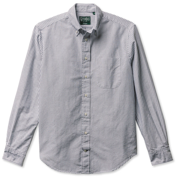 gitman bros. vintage Black Stripe Spring Oxford