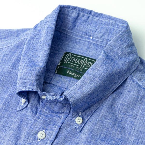 Gitman Bros. Vintage Blue Japanese Cotton/Linen