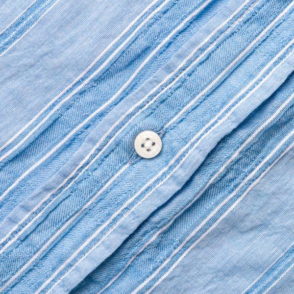 Gitman Bros. Vintage Blue Japanese Dobby Stripe
