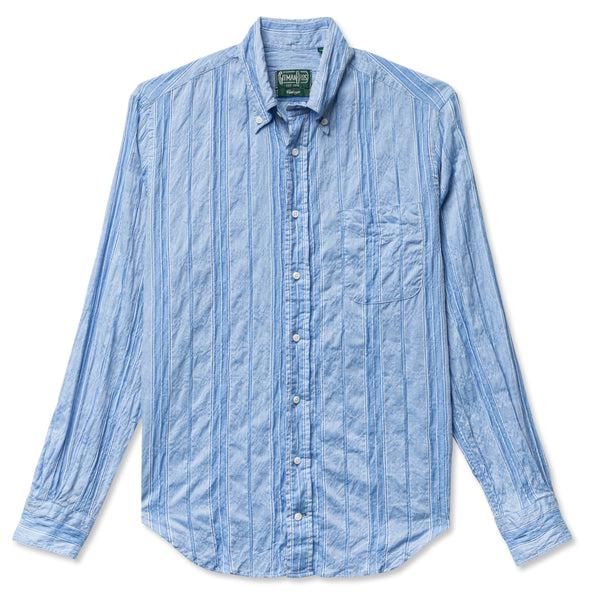 gitman bros. vintage Blue Japanese Dobby Stripe