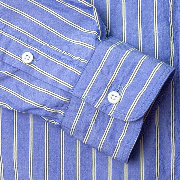 Gitman Bros. Vintage Blue Japanese Washer Stripe