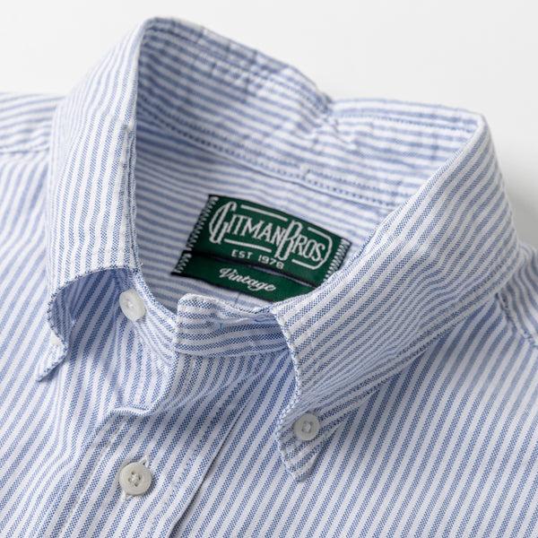 Gitman Bros. Vintage Blue Stripe Oxford