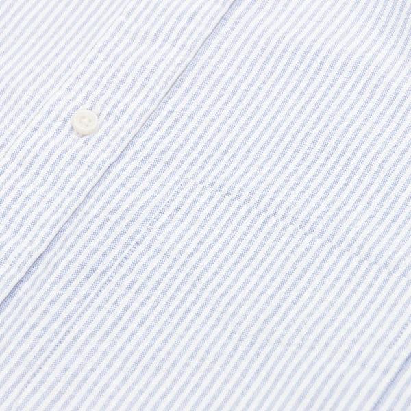 Gitman Bros. Vintage Blue Stripe Oxford - Old Fit