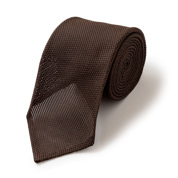 gitman bros. vintage Brown Grenadine Tie