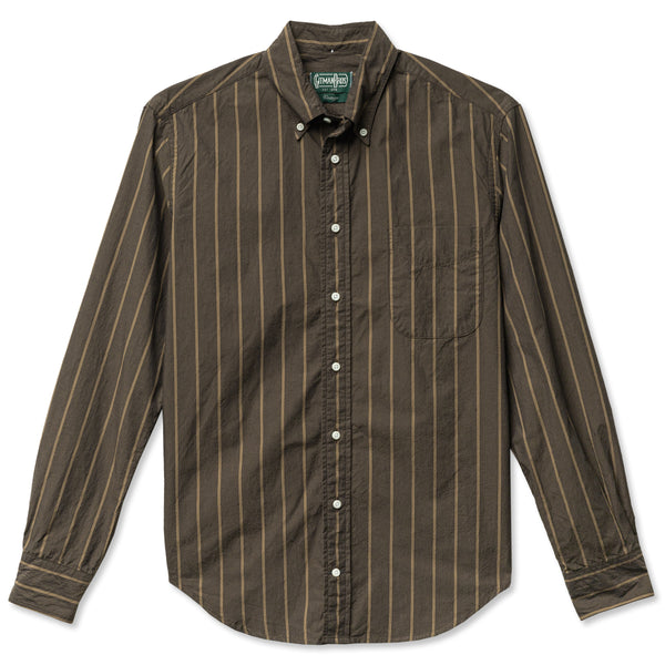 gitman bros. vintage Brown Japanese Washer Stripe