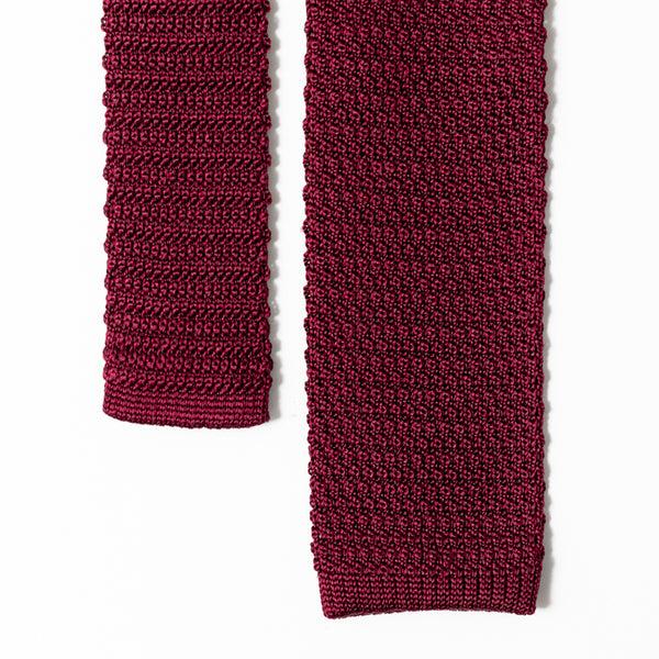 Gitman Bros. Vintage Burgundy Silk Knit Tie