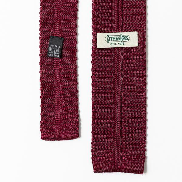 Gitman Bros. Vintage Burgundy Silk Knit Tie