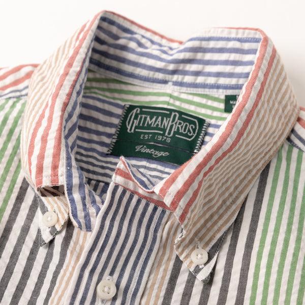 Gitman Bros. Vintage Cabana Stripe Seersucker