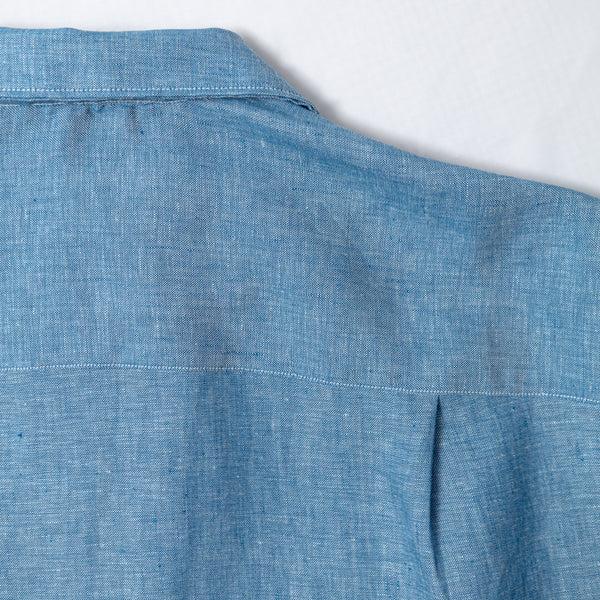 Gitman Bros. Vintage Chambray Linen Camp Shirt