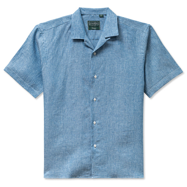 gitman bros. vintage Chambray Linen Camp Shirt