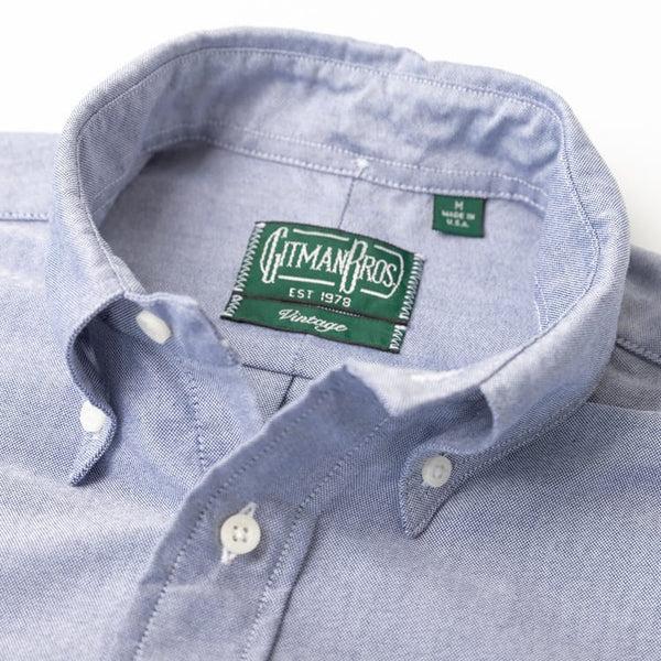 Gitman Bros. Vintage Dark Blue Spring Oxford