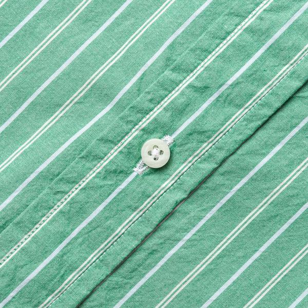 Gitman Bros. Vintage Green Japanese Washer Stripe