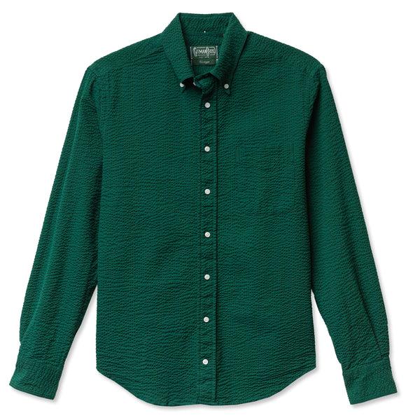 gitman bros. vintage Junebug Green Seersucker