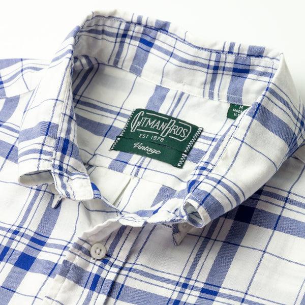 Gitman Bros. Vintage Navy Archive Dishtowel Check