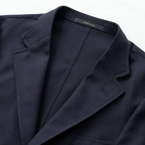 gitman Bros. Vintage Navy Hopsack Simple Jacket