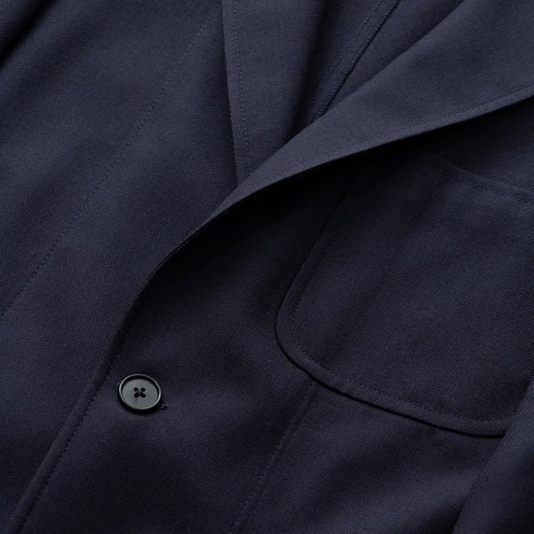 gitman Bros. Vintage Navy Hopsack Simple Jacket
