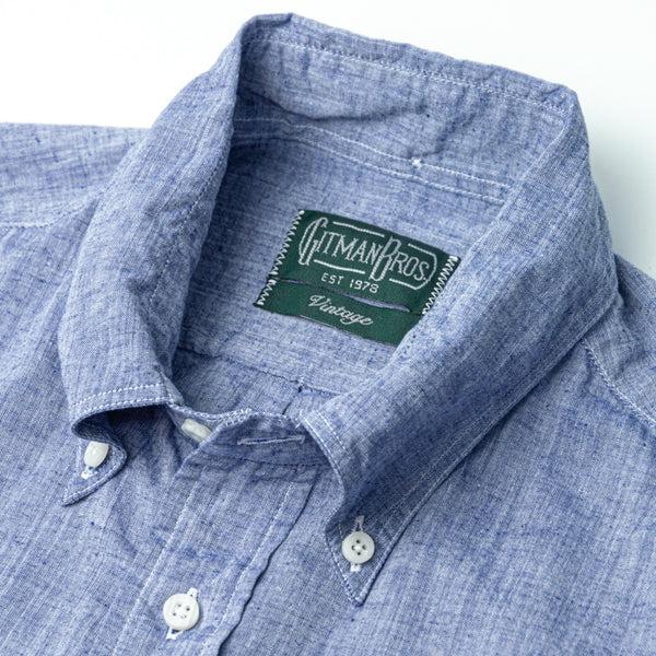 Gitman Bros. Vintage Navy Japanese Cotton/Linen